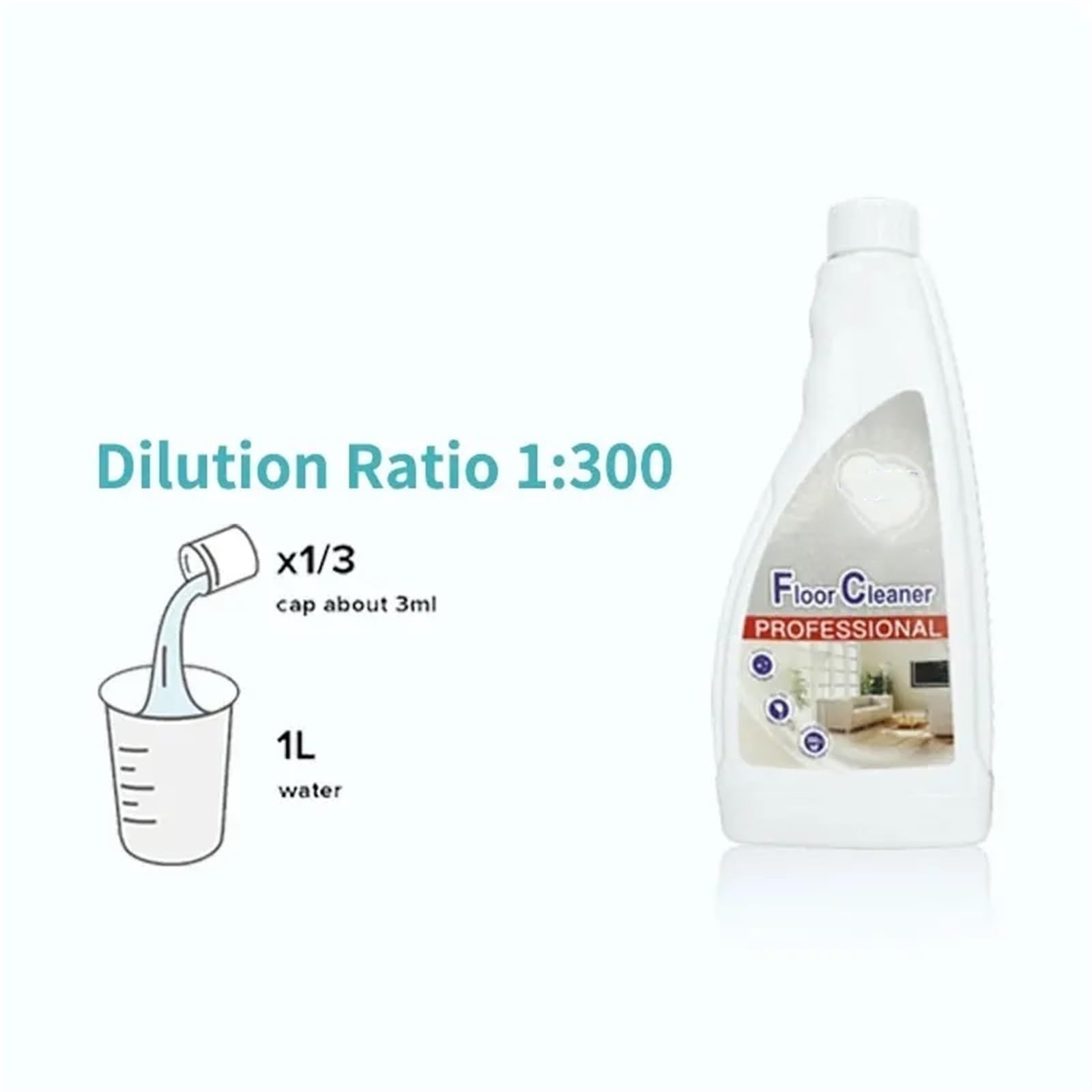 480ML Vacuum Cleaner Floor Cleaning Solution - Compatible with Roborock S8 Pro Ultra/S7 MaxV Ultra/Dyad/S7 - Robot Mop Detergent for Hardwood & Tile Floors - Perfect for Daily Cleaning & Maintenance
