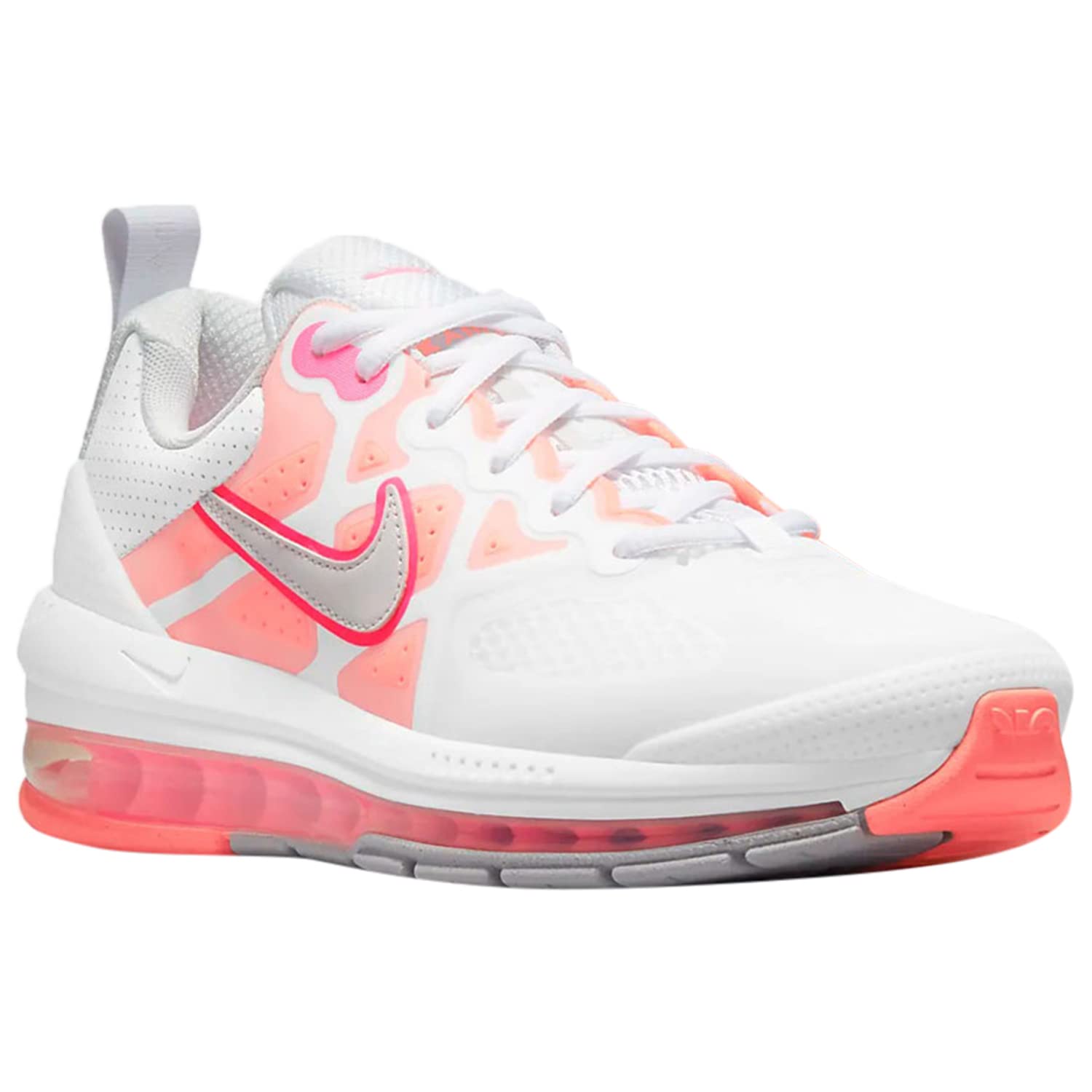 Nike Women's Air Max Genome Running Shoes - White/Platinum Tint (CZ1645-101) Size 8 | Lightweight Cushioned Sneakers for Women's Workout, Gym & Casual Wear