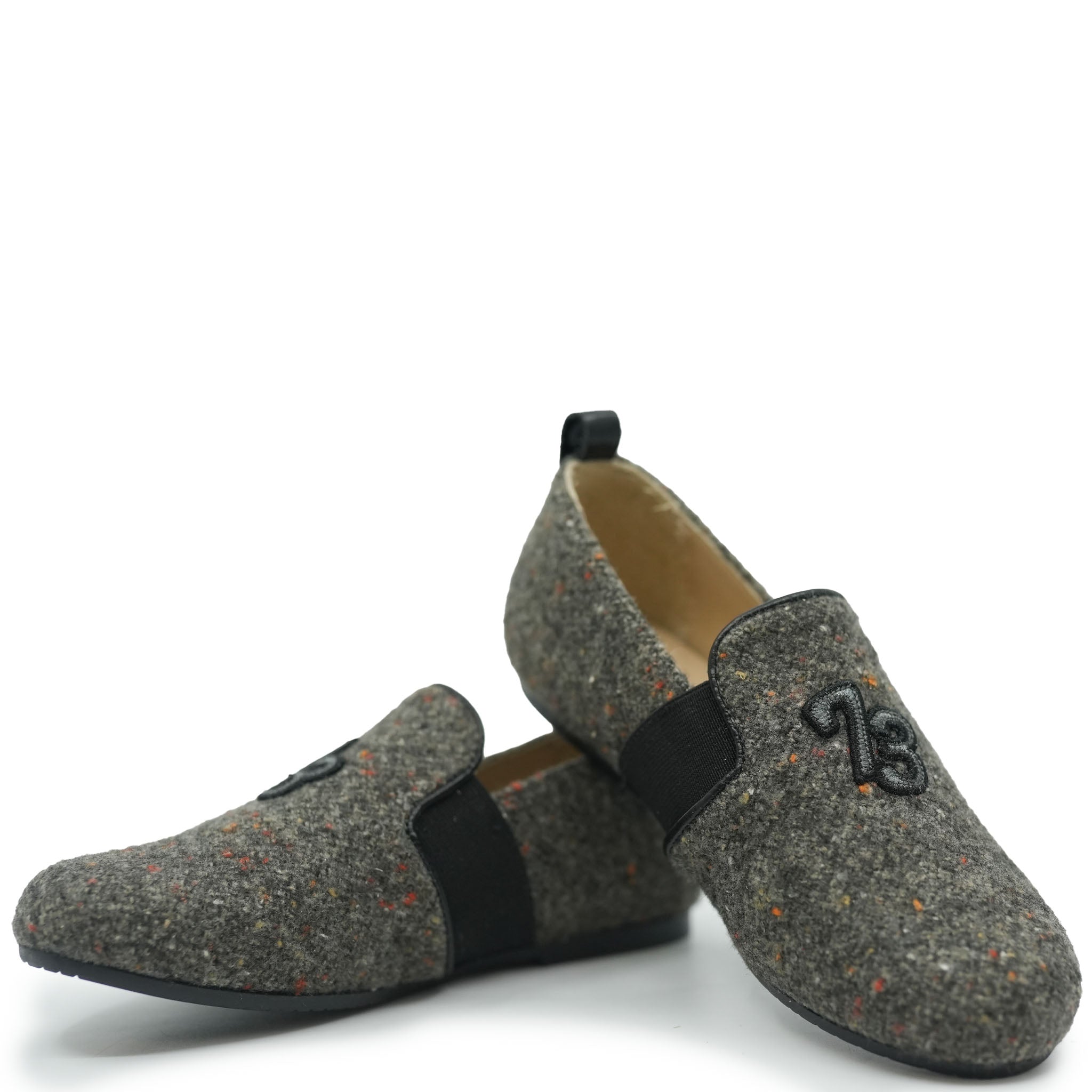 Manuela Flannel 73 Elastic Smoking Loafer - Comfortable Slip-On Shoes for Men & Women | Casual & Office Wear | Perfect for Walking, Driving & Everyday Use
