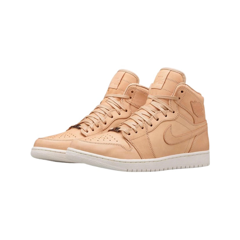 Air Jordan 1 Pinnacle 'Vachetta Tan' Sneakers - Premium Leather Basketball Shoes for Men in Tan/Sail White - Perfect for Streetwear, Casual Outfits & Sneaker Collectors