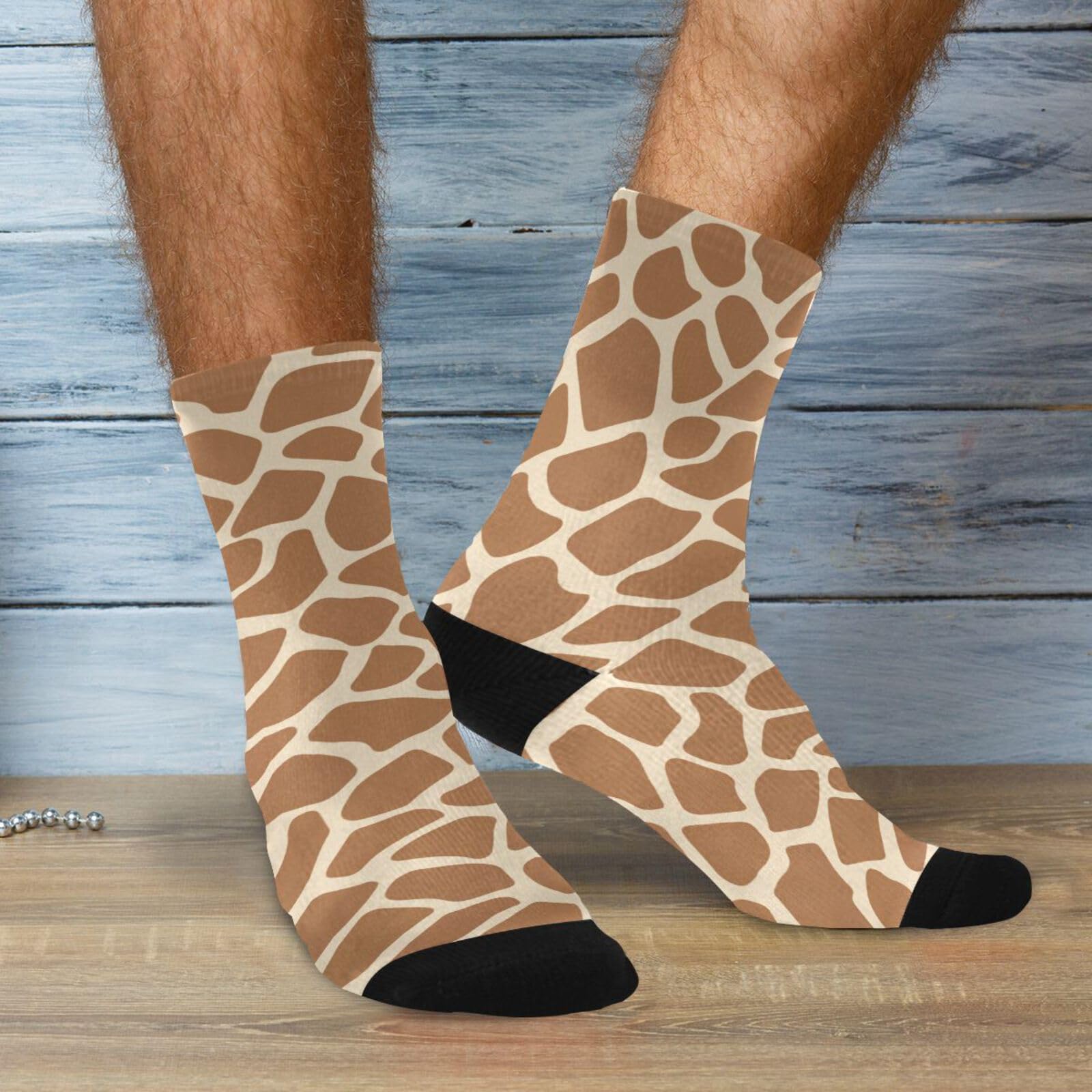 Comfortable Unisex Crew Athletic Socks - Mid Calf Novelty Socks for Men & Women | Perfect for Running, Gym Workouts & Casual Wear