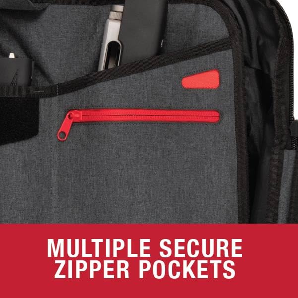 Allen Company Ruger 10/22 Takedown Rifle Backpack - Fits Ruger PC Carbine & 10/22 Takedown Models - Tactical Shooting Range Accessories Storage - Dual Water Bottle Pockets - Gray/Charcoal - Perfect for Range Days & Outdoor Hunting Adventures