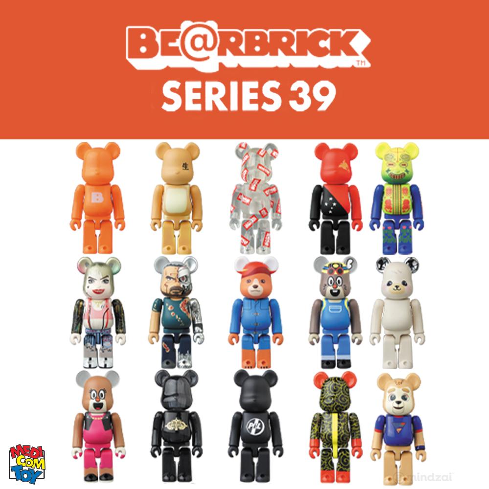 Bearbrick 100% Series 39 Full Case - 24 Blind Box Collectible Figures for Display & Gifting - Perfect for Anime Fans, Toy Collectors & Home Decor