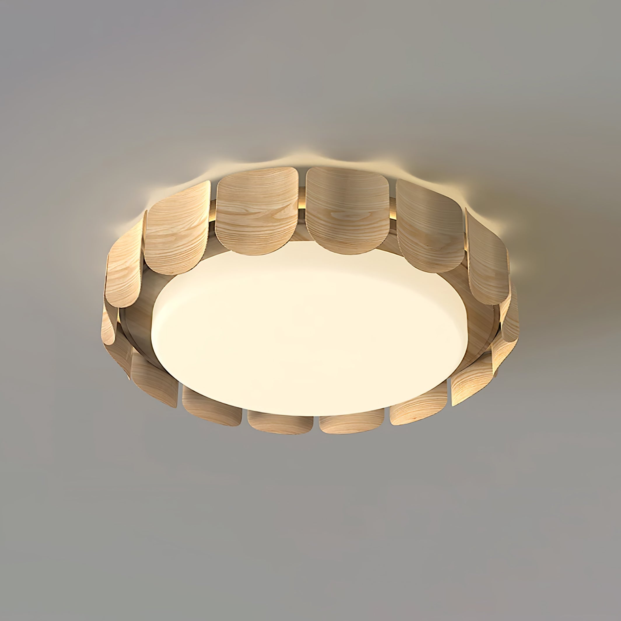 Cascadia Flare Ceiling Light - Modern LED Flush Mount Fixture for Bedroom, Kitchen & Living Room | Energy-Efficient Indoor Lighting Solution