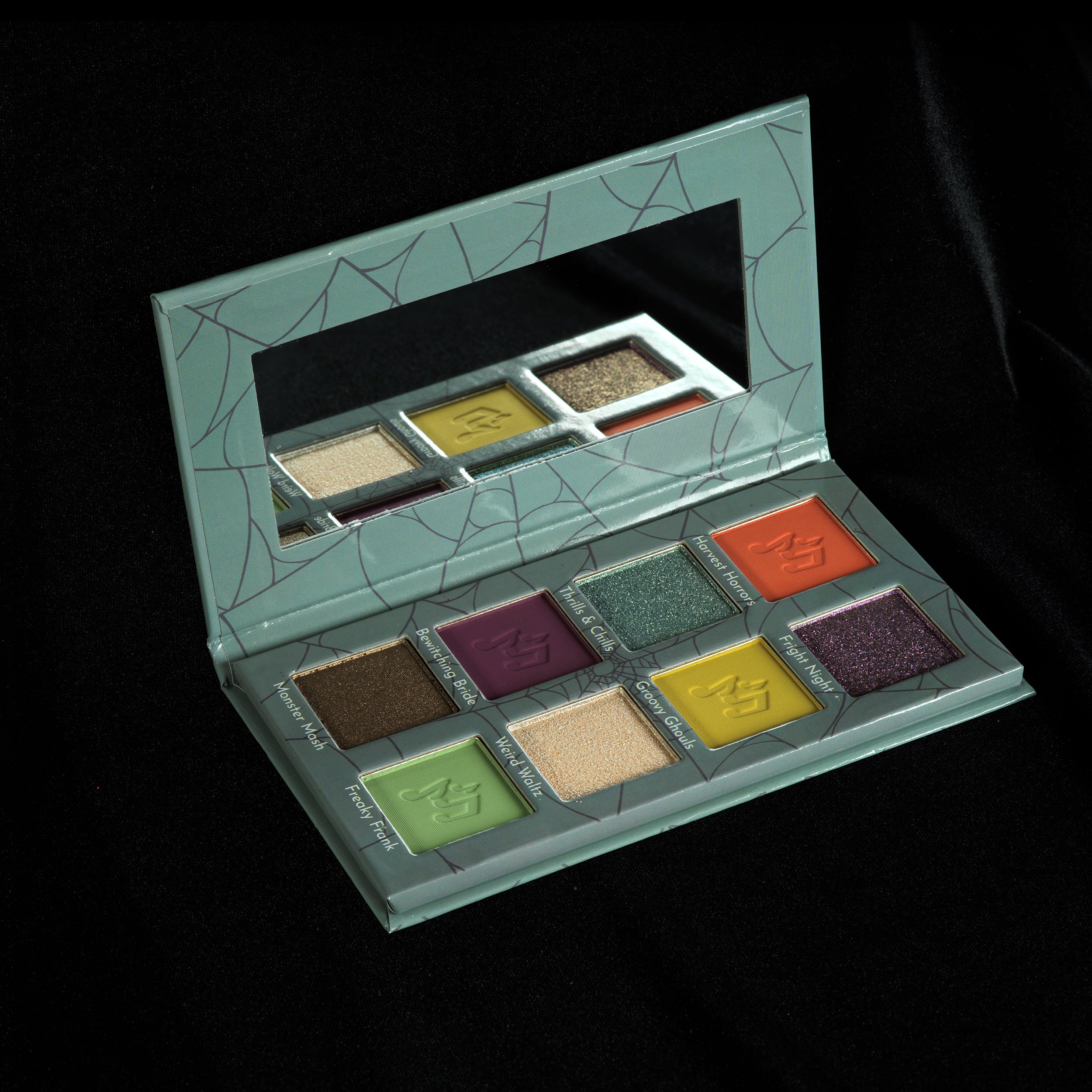 Graveyard Smash Eyeshadow Palette - 12 Highly Pigmented Matte & Shimmer Shades for Halloween, Cosplay & Gothic Makeup Looks | Vegan & Cruelty-Free