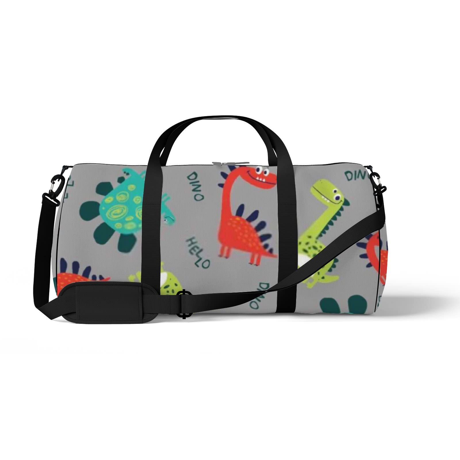 **Waterproof Dinosaur Sports Tote Bag with Shoulder Strap & Side Pockets - Gym, Travel & Storage Shoulder Bag for Men & Women - Perfect for Workouts, Beach Trips & Daily Commute**