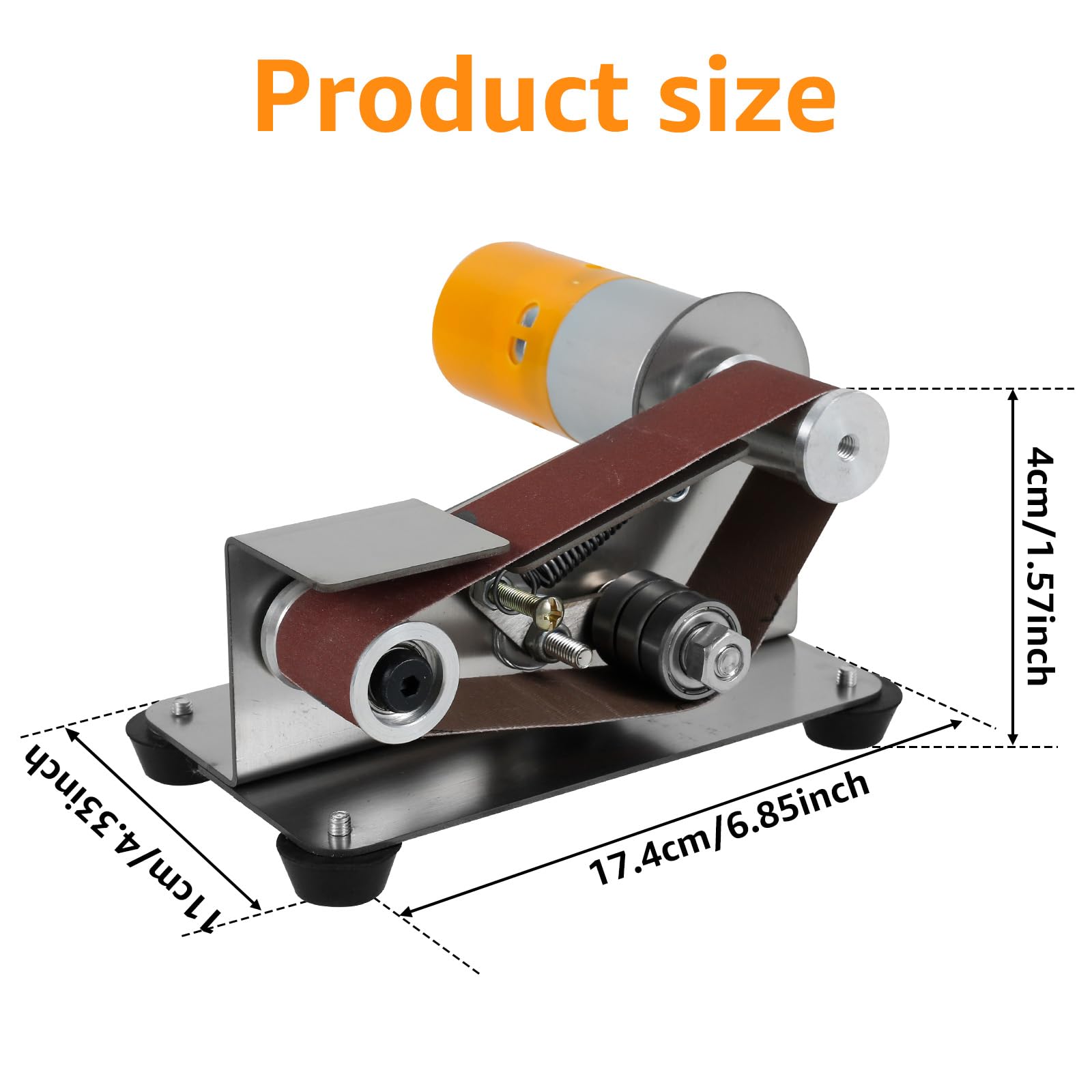**Mini Belt Sander - 15° Electric Knife Sharpener & Bench Grinder, 7-Speed Adjustable Sanding & Polishing Machine for Metal, Jewelry, Woodworking - Perfect for DIY & Professional Crafting**