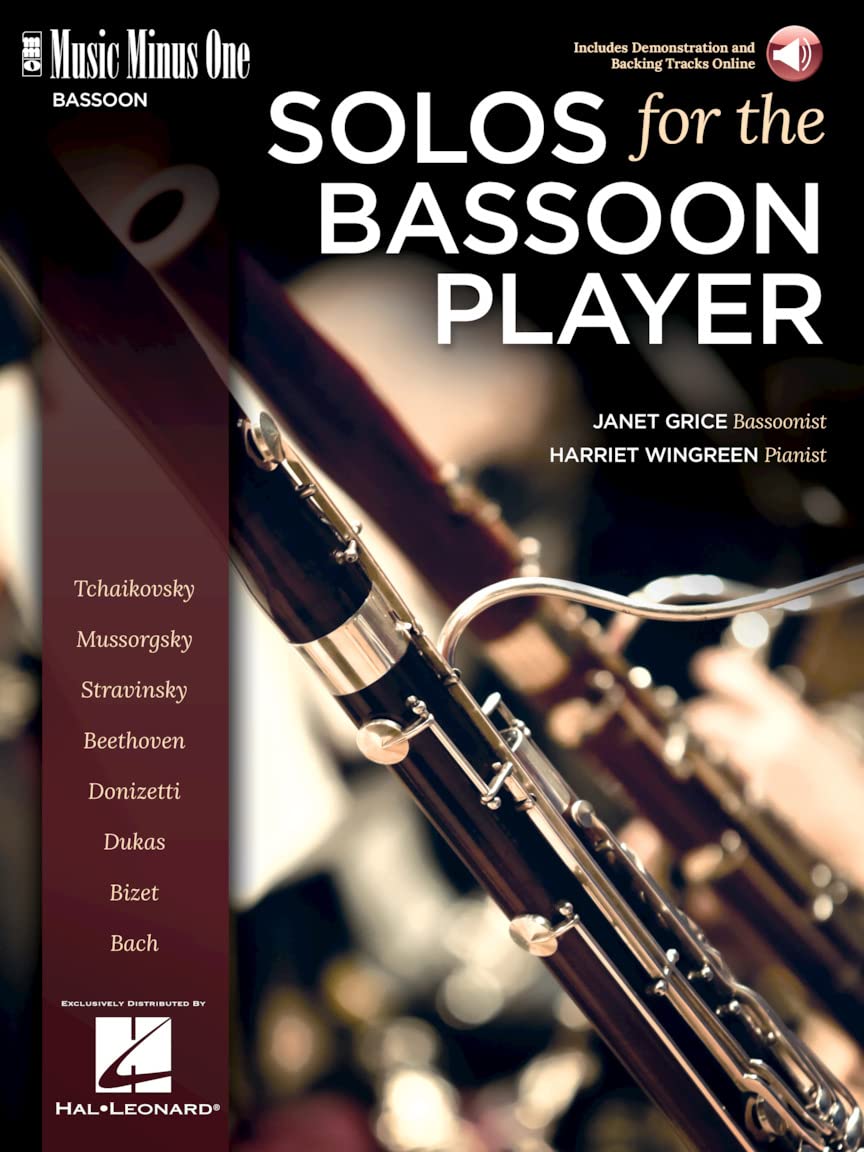 Solos for the Bassoon Player Book with Online Audio - Essential Bassoon Sheet Music Collection for Performances, Recitals & Practice Sessions