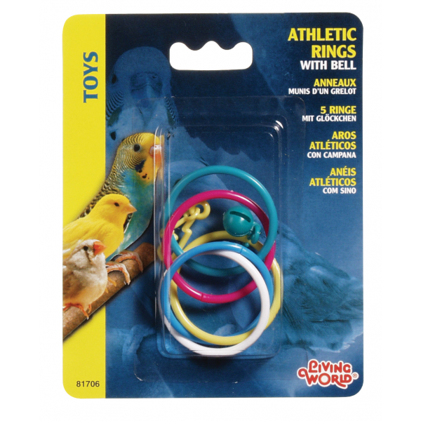 Olympic Rings with Bell - Adjustable Gym Rings for CrossFit, Calisthenics & Home Workouts - Perfect for Strength Training, Pull Ups & Bodyweight Exercises