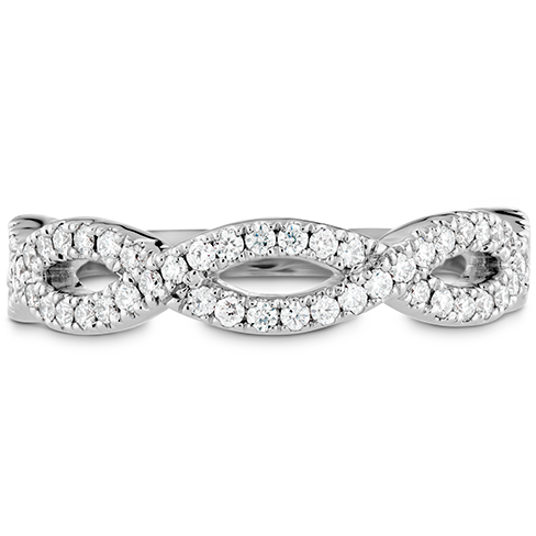 Hearts On Fire Destiny Twist Diamond Wedding Band - Elegant Stackable Ring for Brides & Anniversary Gifts | Perfect for Engagement, Proposal & Special Occasions