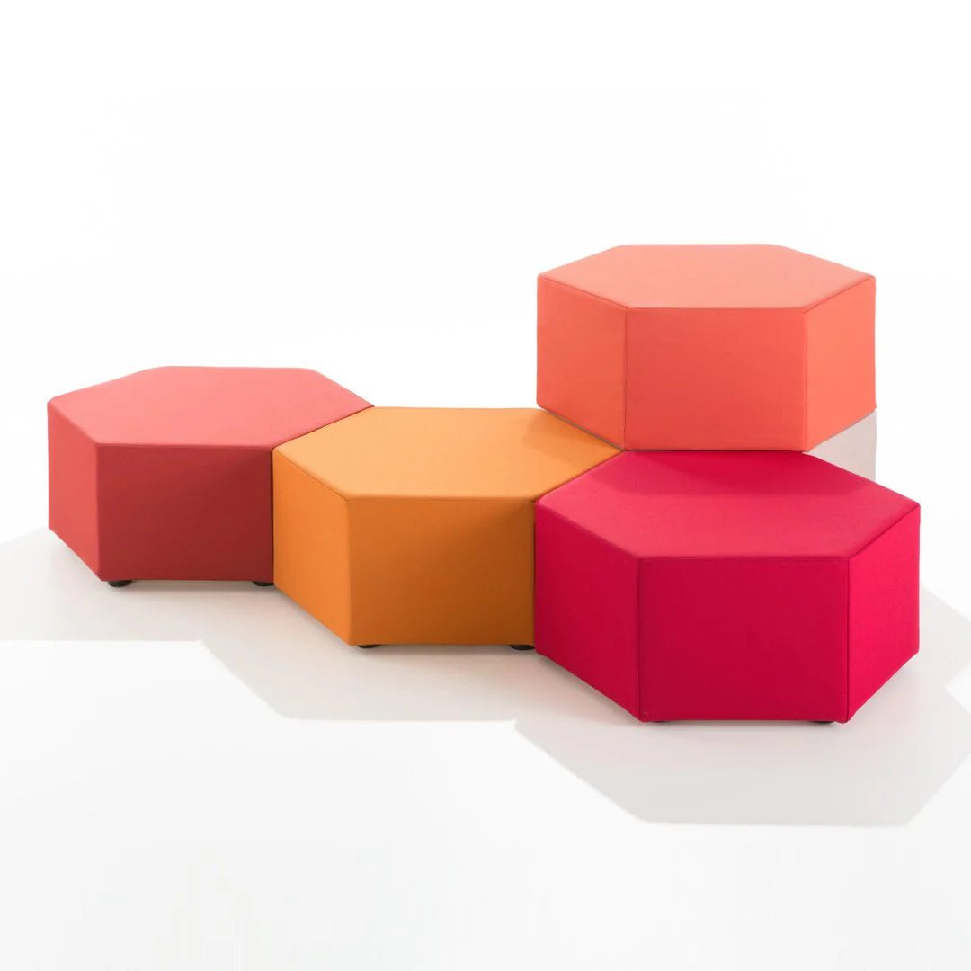 Esa Pouf by Kazuhide Takahama - Modern Designer Ottoman for Living Room, Lounge & Bedroom - Stylish Footstool & Extra Seating