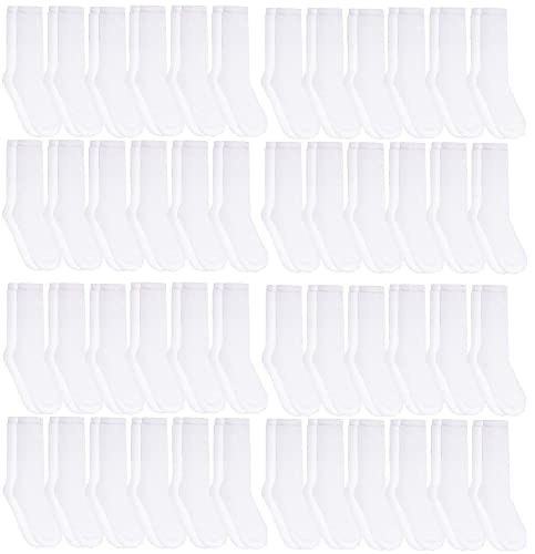 Men 60 Pack White Crew
