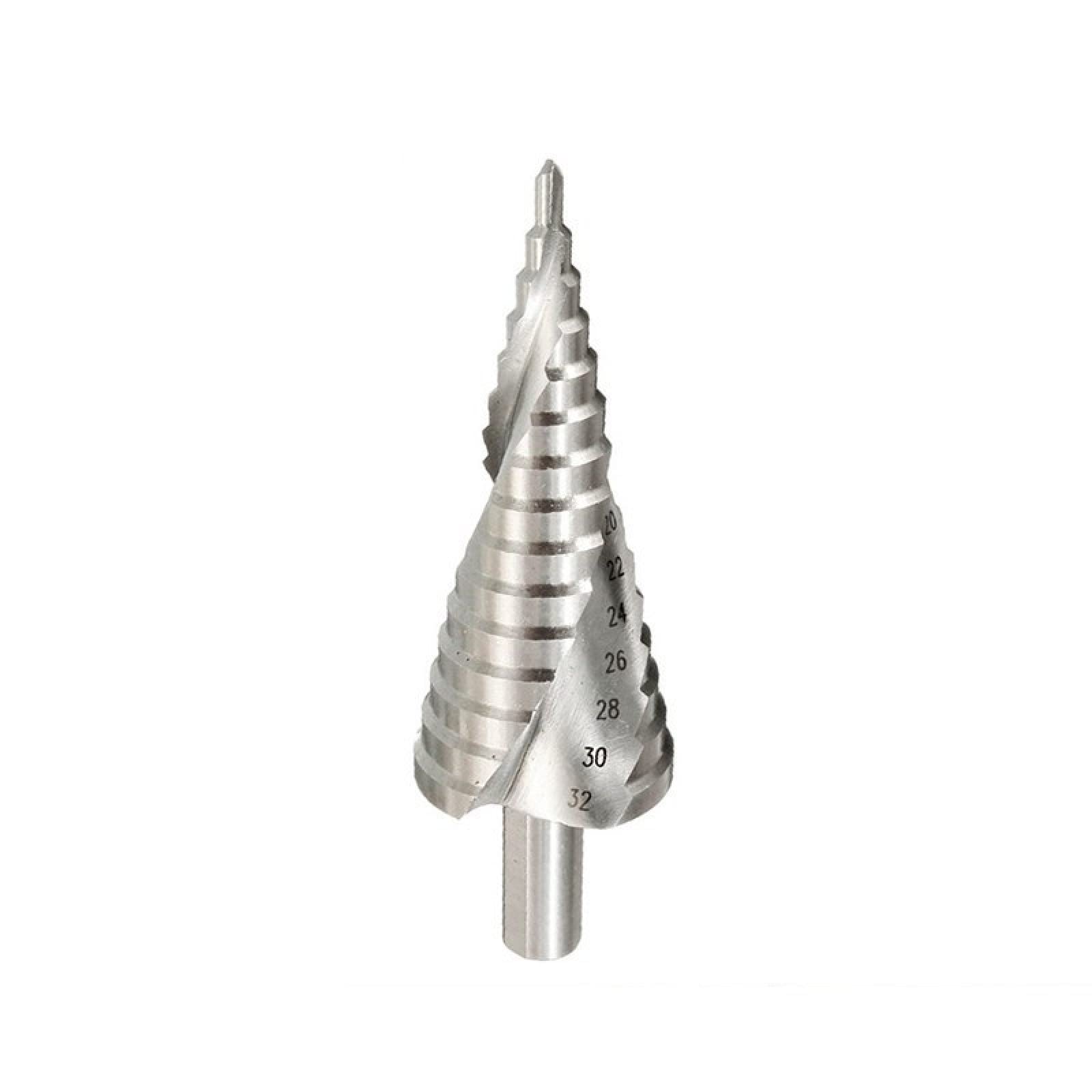 ALEYHA 4-32mm HSS Spiral Groove Hole Cutter - High Speed Steel Metal Drill Bit for Core Drilling, Step Drill Bit for Metal, Wood, Plastic - Perfect for DIY Projects, Home Repair, and Professional Metalworking