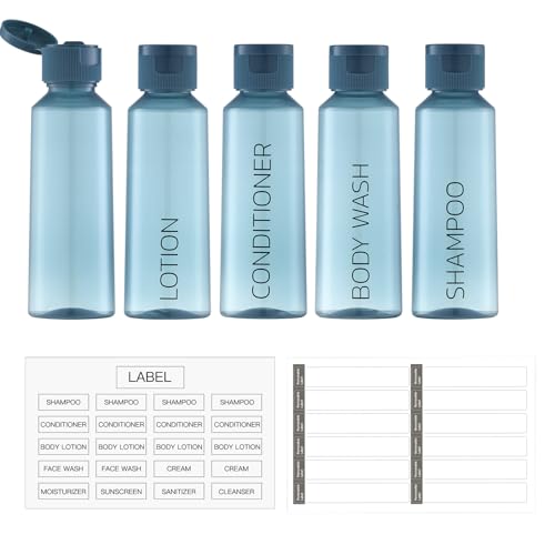 blue bottles+blue caps