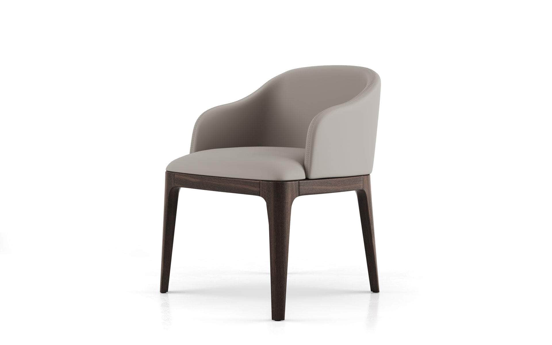 Wooster Eco Pelle Leather Dining Arm Chair - 2 Color Options | Modern & Durable for Home, Office, Restaurant