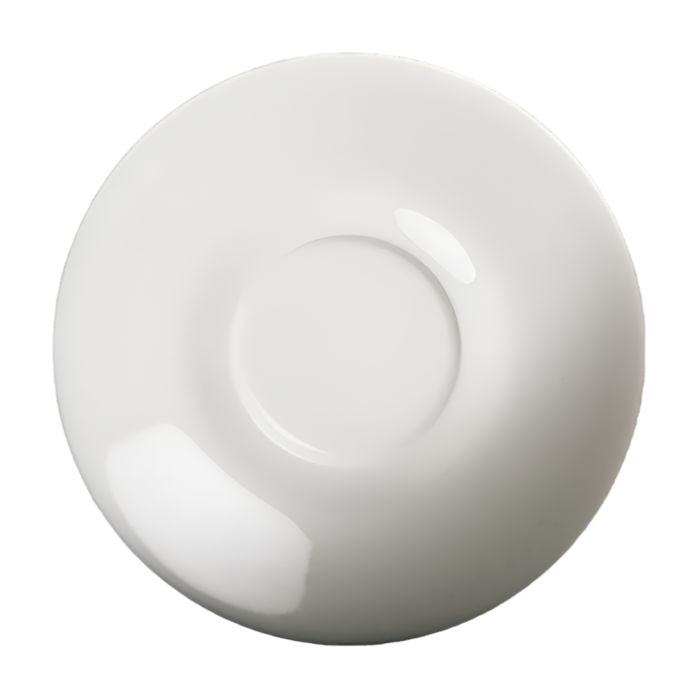 Cameo Dynasty 4 Coffee Saucer Set - Elegant Porcelain Tea Cup Plates for Espresso, Cappuccino & Dessert - Perfect for Afternoon Tea, Bridal Showers & Home Decor