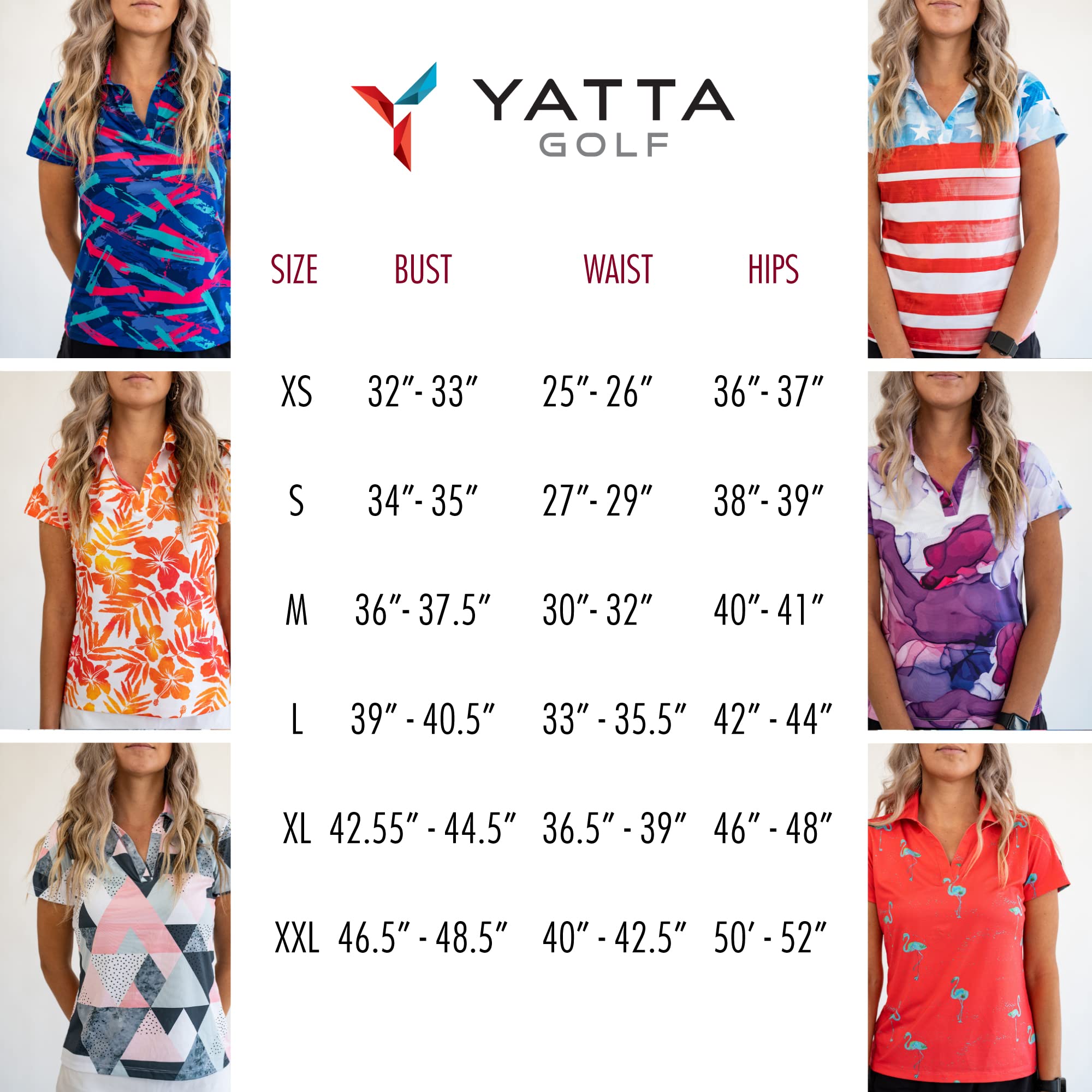 YATTA GOLF Women's Performance Sleeveless Golf Polo - Moisture Wicking V-Neck Shirt for Golf, Workout & Tennis - Breathable Athletic Tank Top for Summer Sports & Outdoor Activities