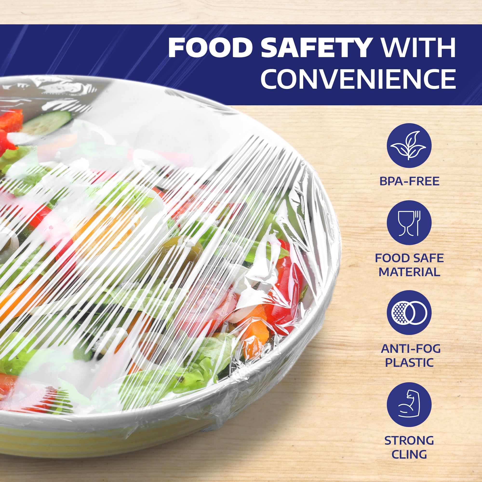 Premium Plastic Food Wrap - 12