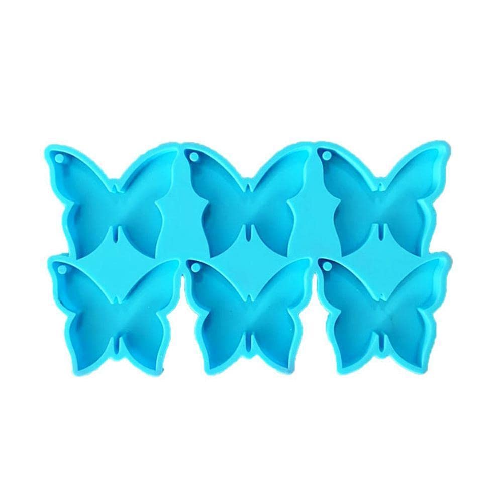KRONDO Butterfly Jewelry Pendant Epoxy Resin Mold - DIY Animal Necklace & Keychain Silicone Mould for Crafting, Jewelry Making, Resin Casting - Perfect for DIY Gifts, Home Decor, and Handmade Accessories