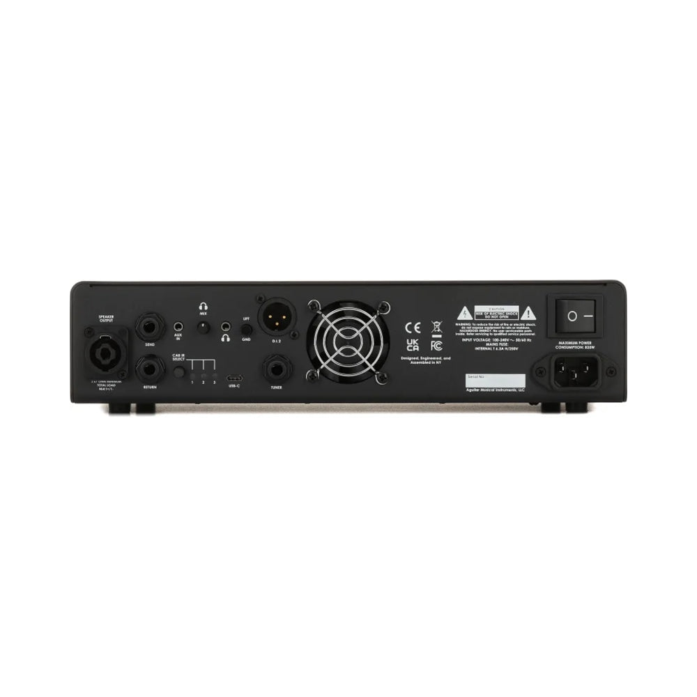 Aguilar AG700V2 Gen 2 700W Bass Amp Head - Professional Bass Guitar Amplifier for Live Performances & Studio Recording