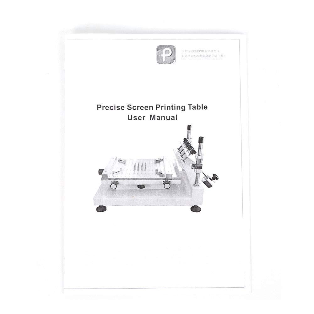 High Precision 3040 Solder Paste Printer - 250x400mm SMT/SMD PCB Screen Printing Machine for Circuit Board Assembly | Perfect for Electronics Manufacturing & DIY Projects