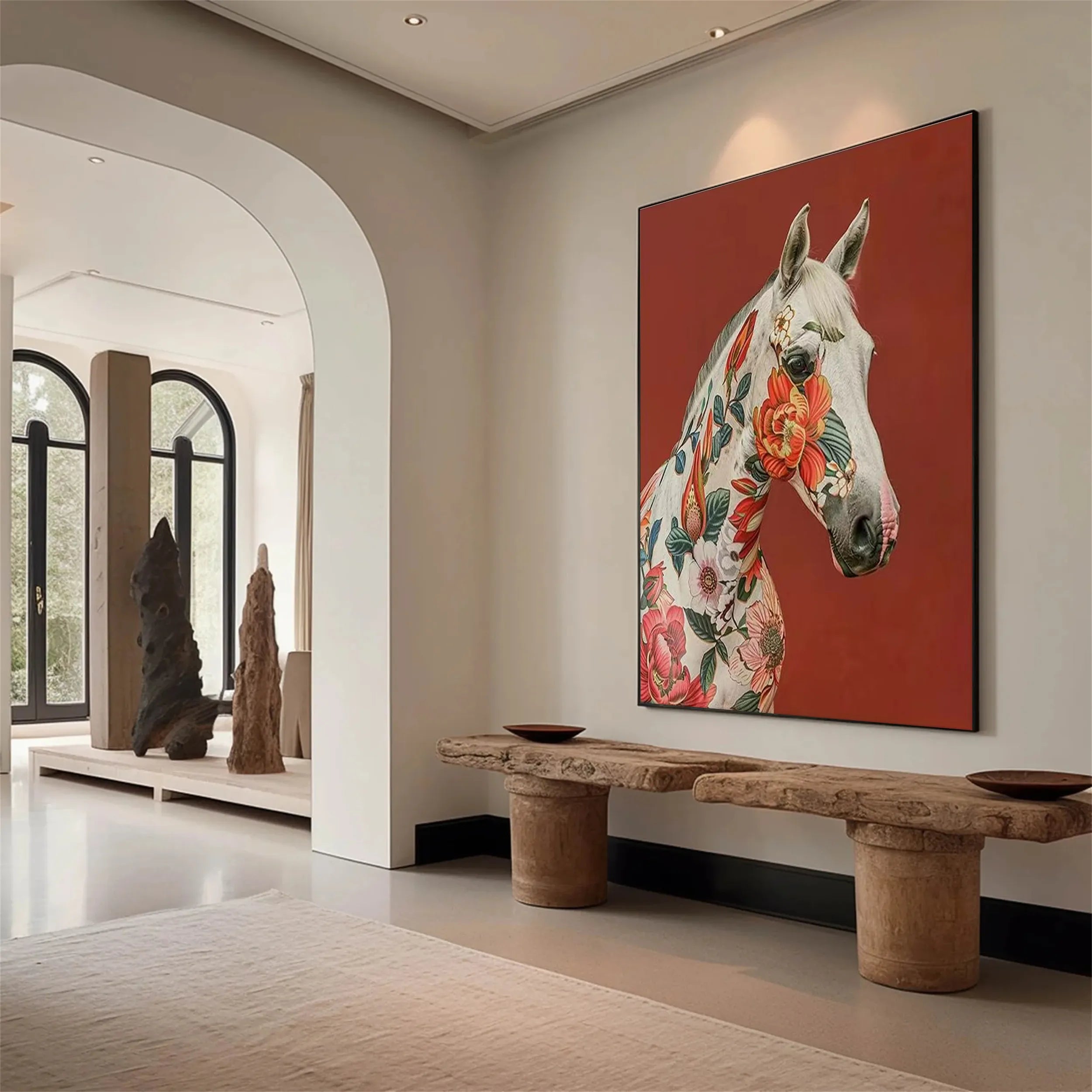 Animal Art Painting #AP018 - Handmade Canvas Wall Decor for Living Room, Bedroom & Office - Perfect Gift for Pet Lovers & Home Decor