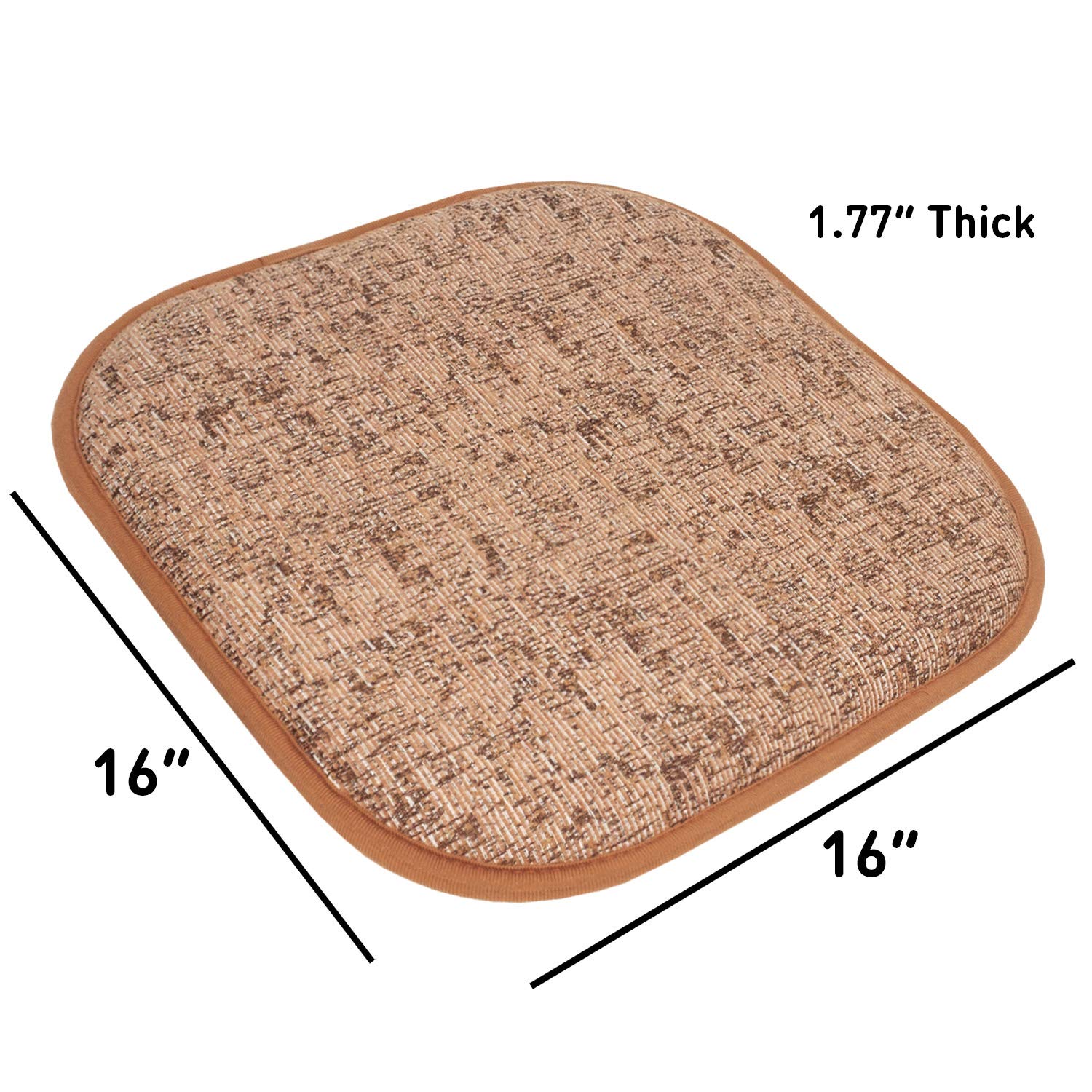 Sweet Home Collection Memory Foam Chair Cushion - 16