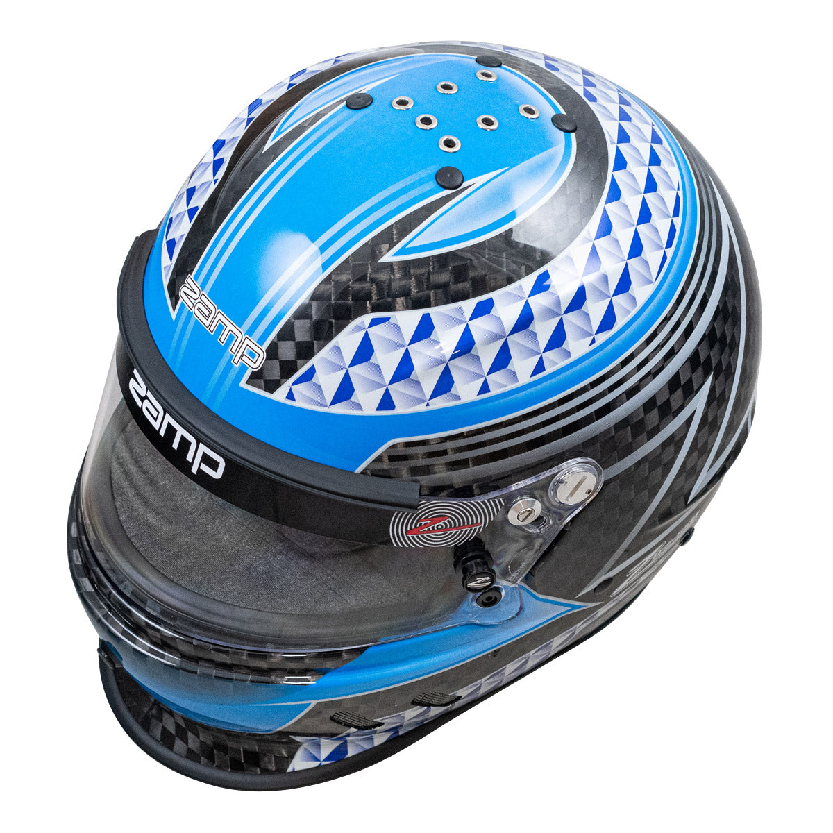 Zamp RZ 65D Graphic Carbon Fiber Dirt Bike Helmet - SA2020 Certified, Lightweight Motocross Racing Helmet for Off-Road & MX Riding - Perfect for Trail, Track & Competition Use