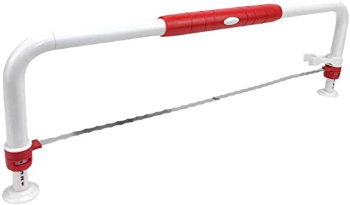 Professional Cake Leveler and Decorating Wire Slicer - Stainless Steel Cake Cutter Tool for Perfect Layers & Smooth Edges - Ideal for Baking, Cake Decorating, and Pastry Making