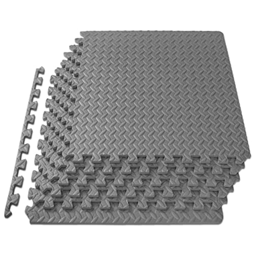 Grey - 1/2 Inch - 24 Sq Ft - 6 Tiles