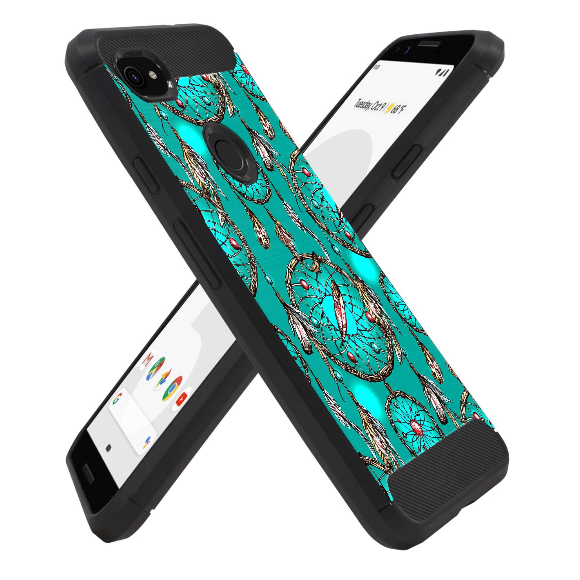 Google Pixel 3A XL Case - Tribal Floral TPU Cover for Protection | Travel & Daily Use