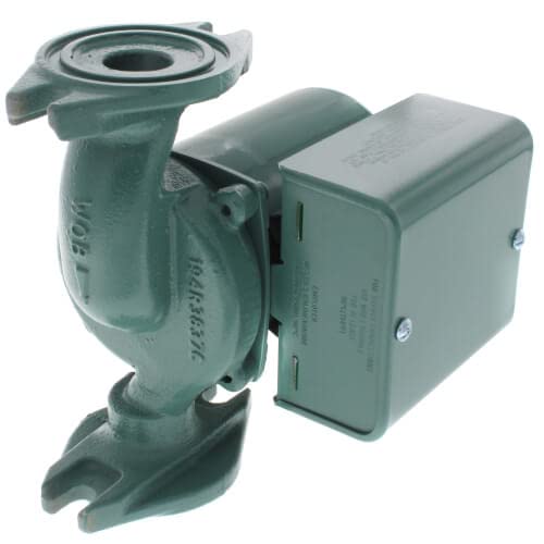 Taco 008 Cast Iron Circulator Pump 1/25 HP - High Efficiency Hot Water Recirculation for Home Heating Systems & Radiant Floor Heating