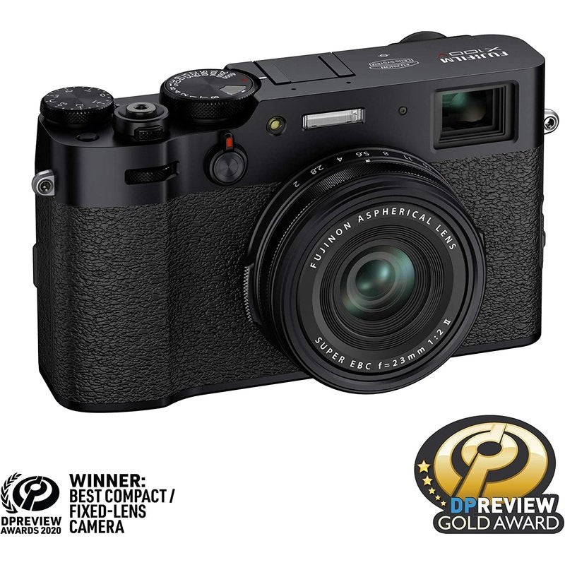 Fujifilm X100V Digital Camera - 40.2MP APS-C Sensor, 23mm F2 Lens, 4K Video, Hybrid Viewfinder - Perfect for Street Photography, Travel & Vlogging