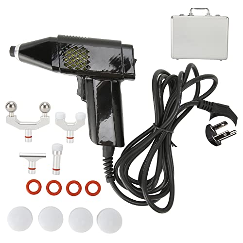 Electric Spine Chiropractor Gun - Deep Tissue Massager for Back Pain Relief, Joint & Muscle Therapy with Cooling Fan | Portable Adjustable Massage Tool for Body Recovery (100-240V) | Perfect for Home Use, Office Relaxation & Post-Workout Recovery