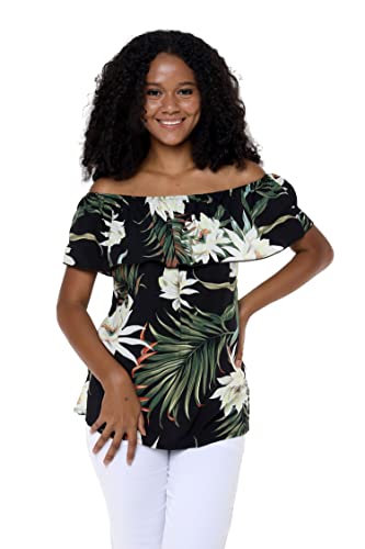 Women Off-shoulder Ruffle Top