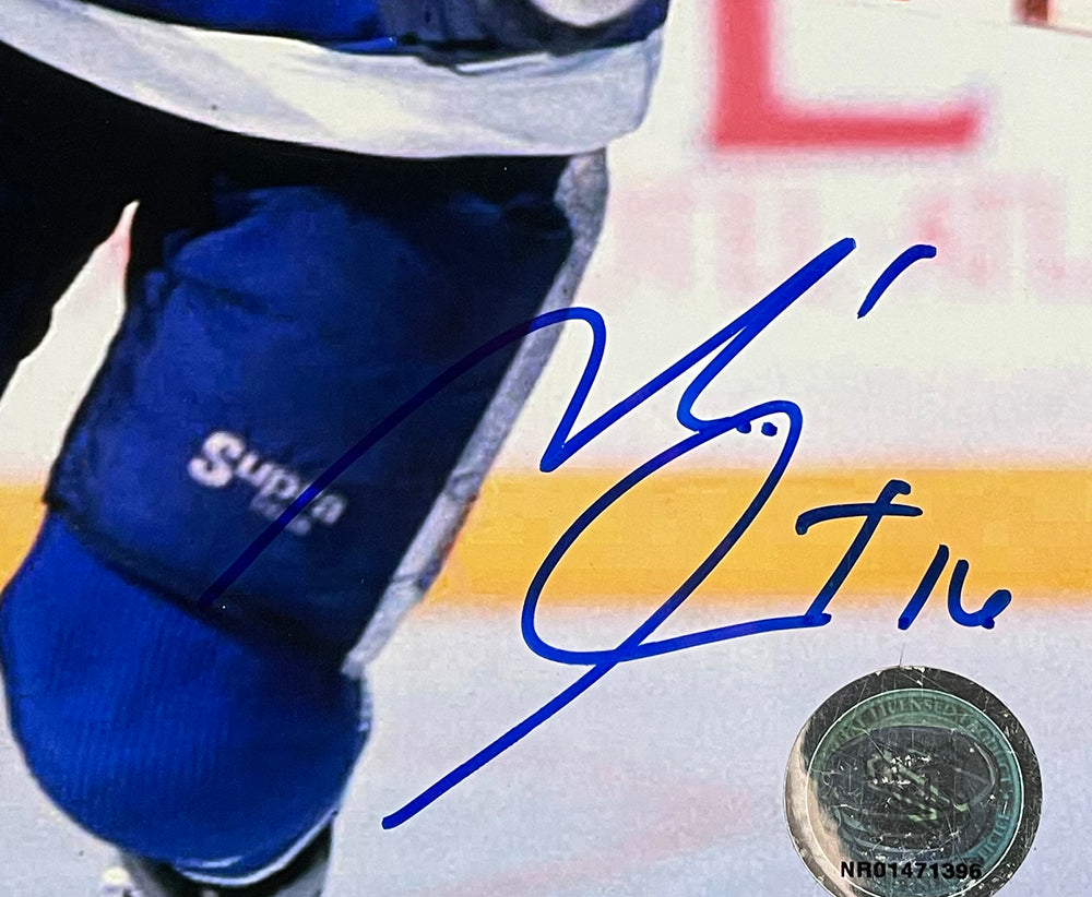 Michel Goulet Autographed 8x10 Quebec Nordiques Hockey Photo - Perfect for NHL Memorabilia Collectors & Hockey Fans Display