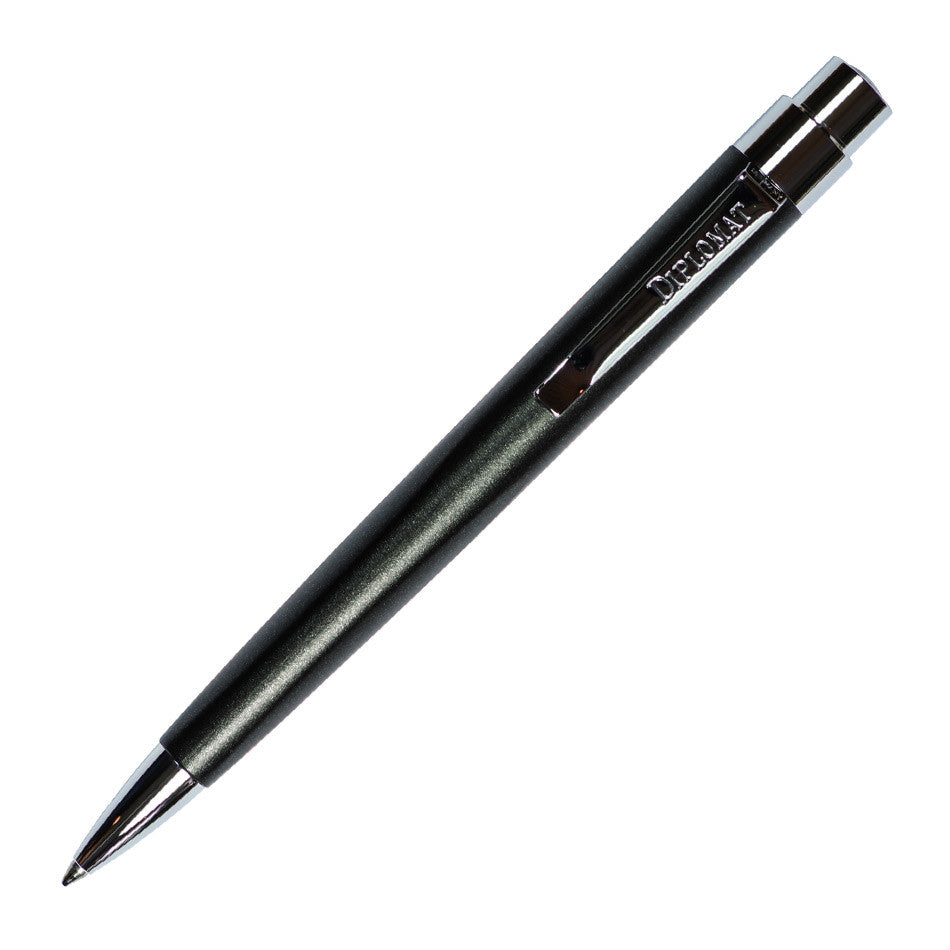 Diplomat Magnum Ballpoint Pen - Crow Black Ink - Premium Writing Instrument for Office, School & Business Gifts