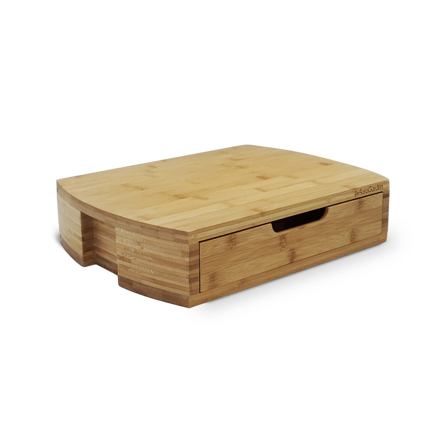 AeroGarden Bamboo Storage Drawer Organizer for Indoor Gardening Supplies - Perfect for Hydroponic Systems, Seed Starting & Herb Kits (Home & Kitchen Use)