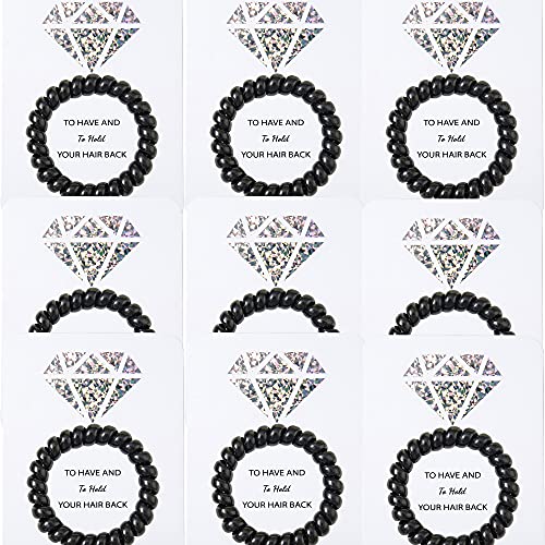 Bridesmaid Proposal Gifts - Spiral Hair Ties, Coil Hair Ties & Phone Cord Hair Ties | Perfect for Bridal Party Gifts & Bachelorette Party Favors | Wedding Accessories, Girls' Night Out & Special Occasion Gifts