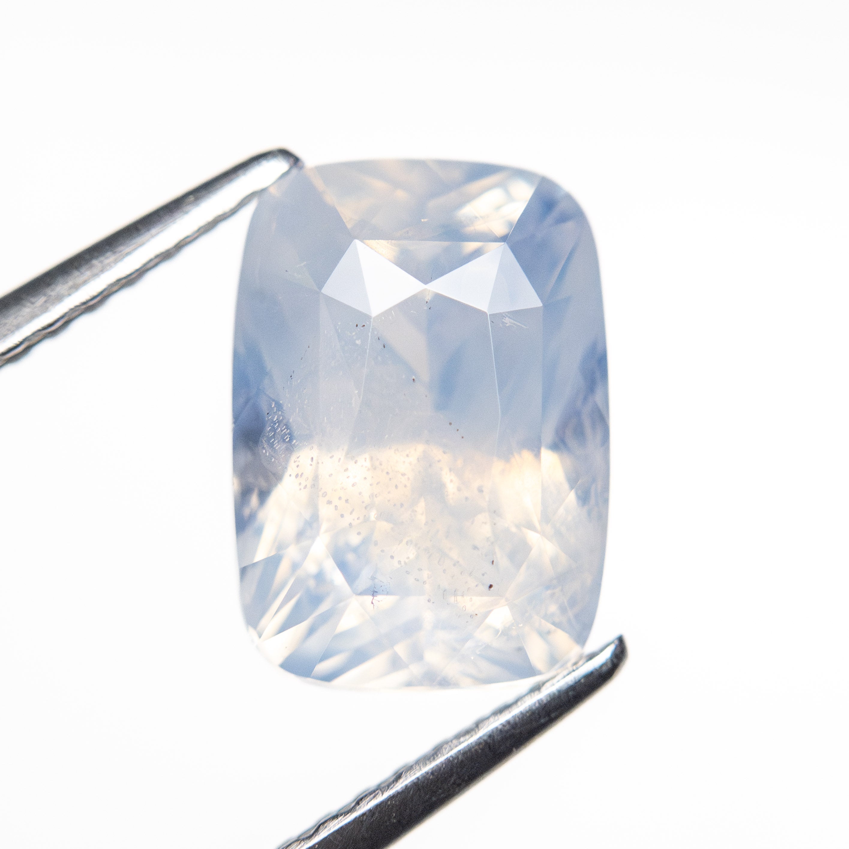 4.14ct Cushion Cut Blue Sapphire Gemstone - 9.99x7.09x6.28mm Natural Loose Diamond Alternative for Engagement Rings & Jewelry Making