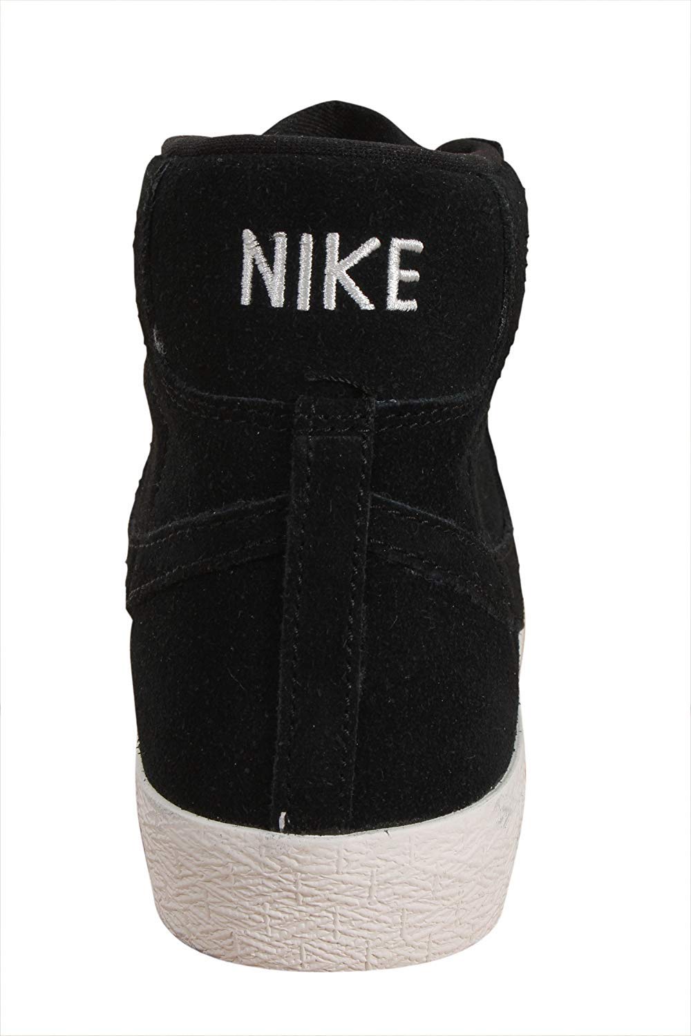 Nike Blazer Mid GS Sneakers for Kids - Black & Summit White (895850-003) - Size 4 | Basketball & Casual Shoes for School & Everyday Wear