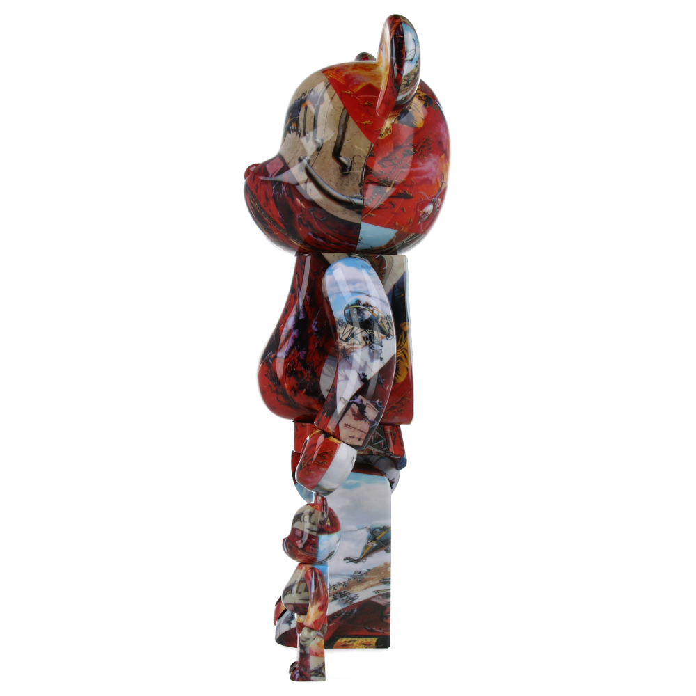 400% + 100% Bearbrick 007 You Only Live Twice James Bond Collectible Figure - Perfect for Movie Fans & Art Collectors Display
