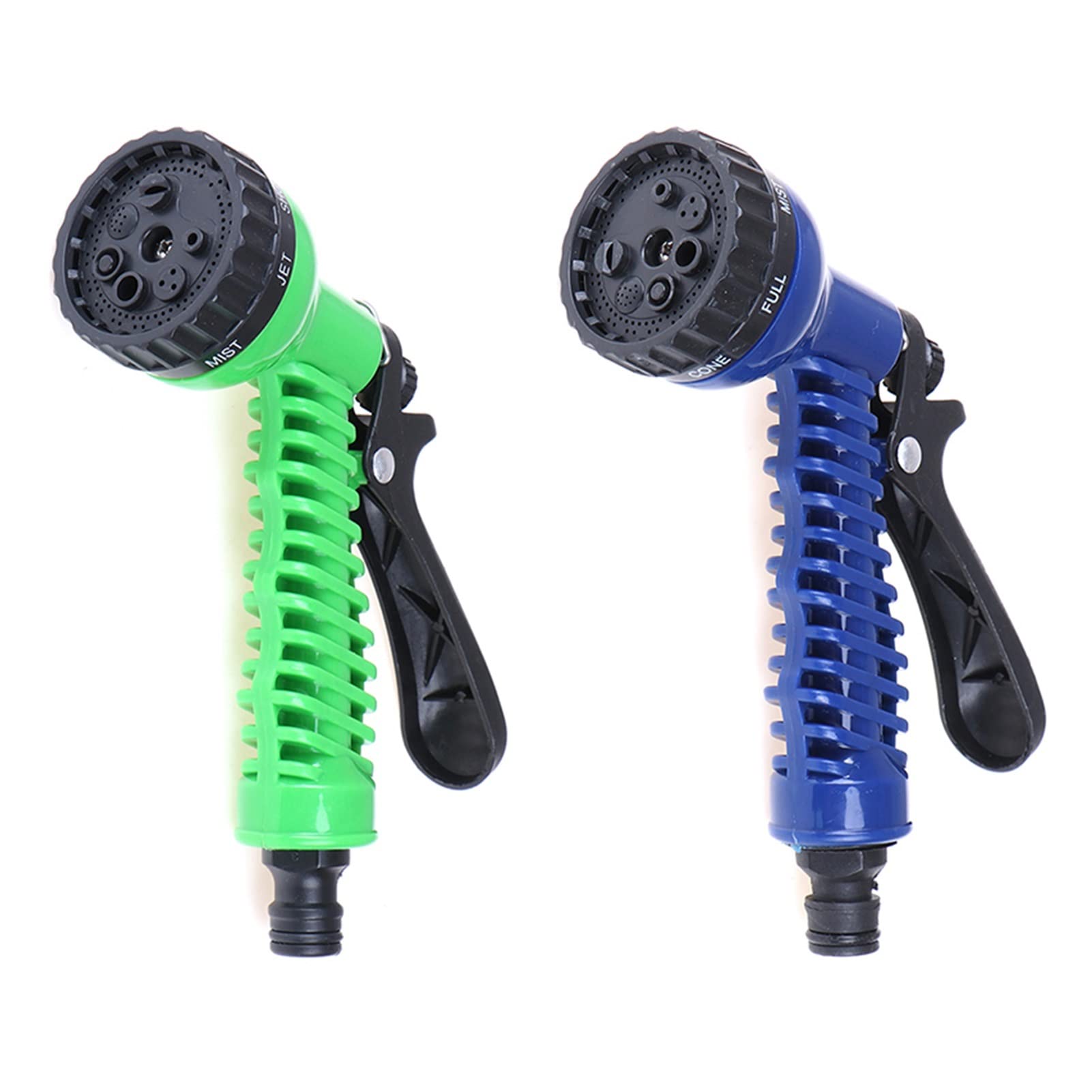 Heavy Duty Adjustable Garden Hose Nozzle - Professional Water Spray Gun for Lawn, Garden, Car Washing & Outdoor Cleaning (Blue) - Perfect for Watering Plants, Washing Vehicles, and Patio Cleaning