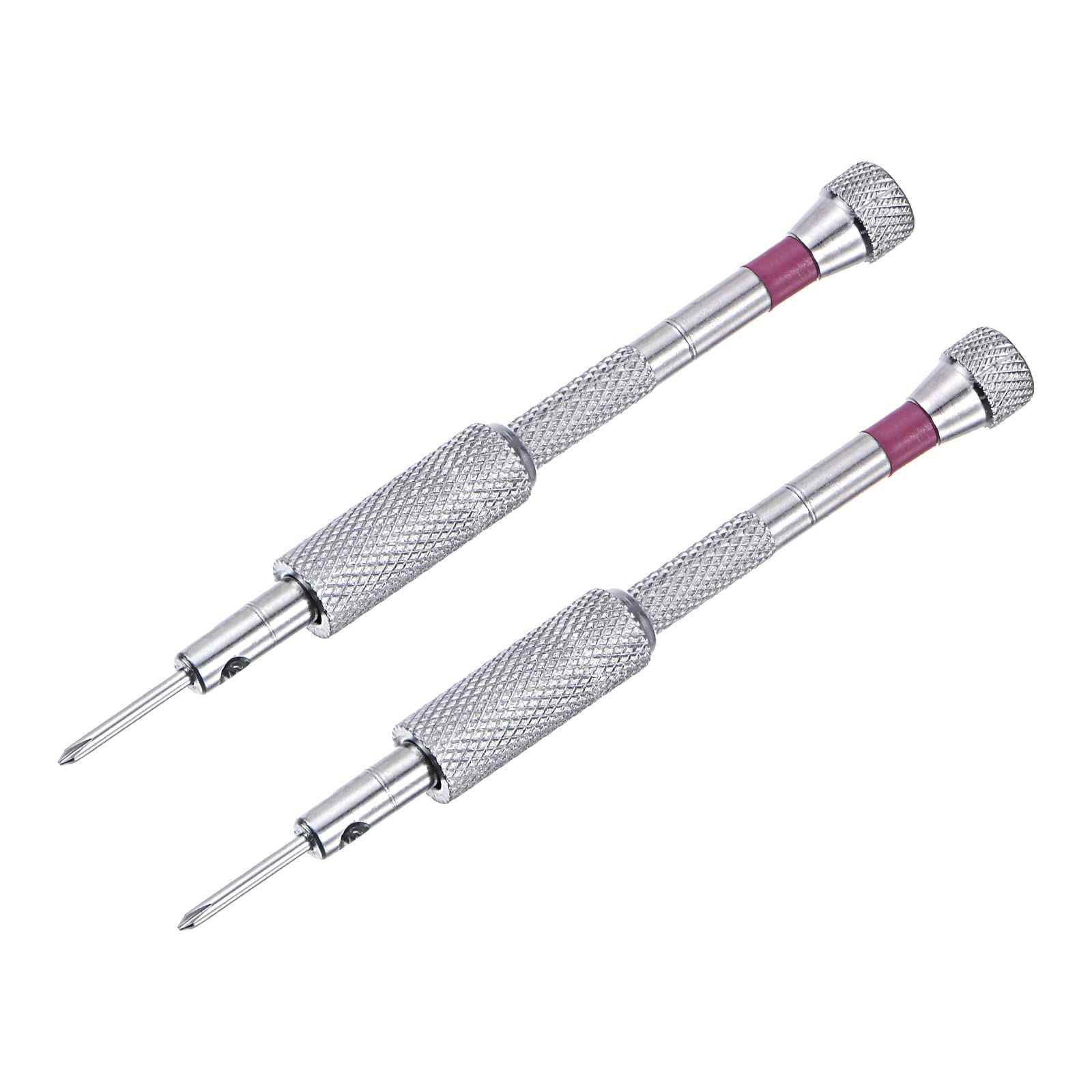 uxcell Micro Precision Screwdriver Set - 1.6mm Phillips Head for Watch, Eyeglasses & Electronics Repair (2-Piece) - Perfect for Jewelry, Smartphones & Small Device Maintenance