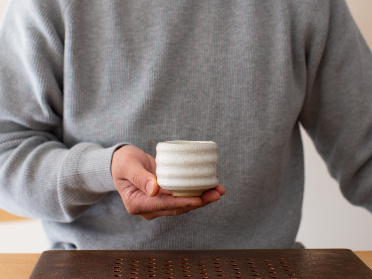 Premium Banded Ceramic Coffee Cup - Small Size (8oz) for Espresso, Tea & Hot Drinks - Perfect for Home, Office & Cafe Use
