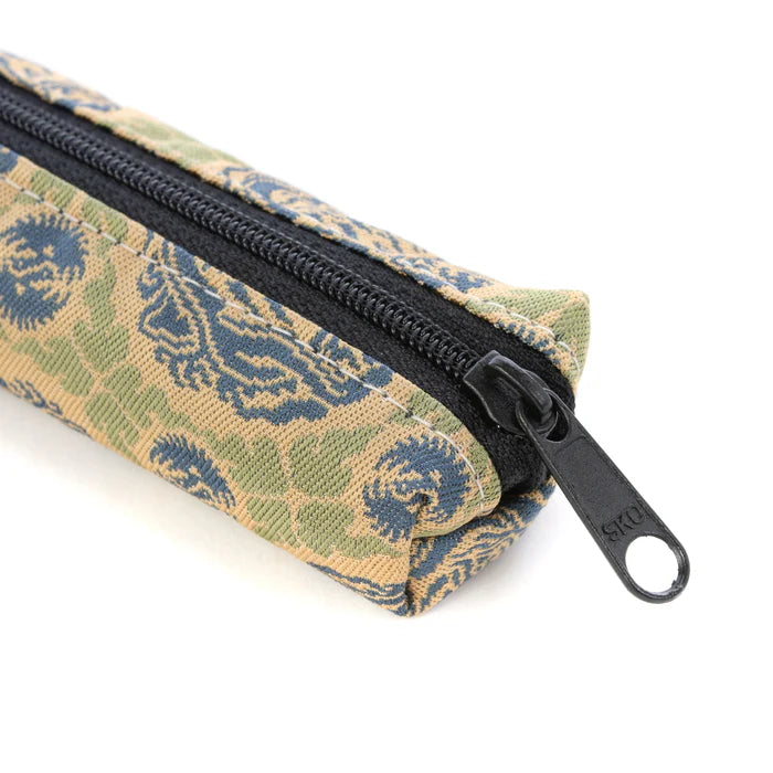 Premium Nishijin Woven Pencil Case - Kozanji Temple Dragon Design - Authentic Japanese Traditional Craft from Kyoto - Perfect for School, Office & Gift Giving
