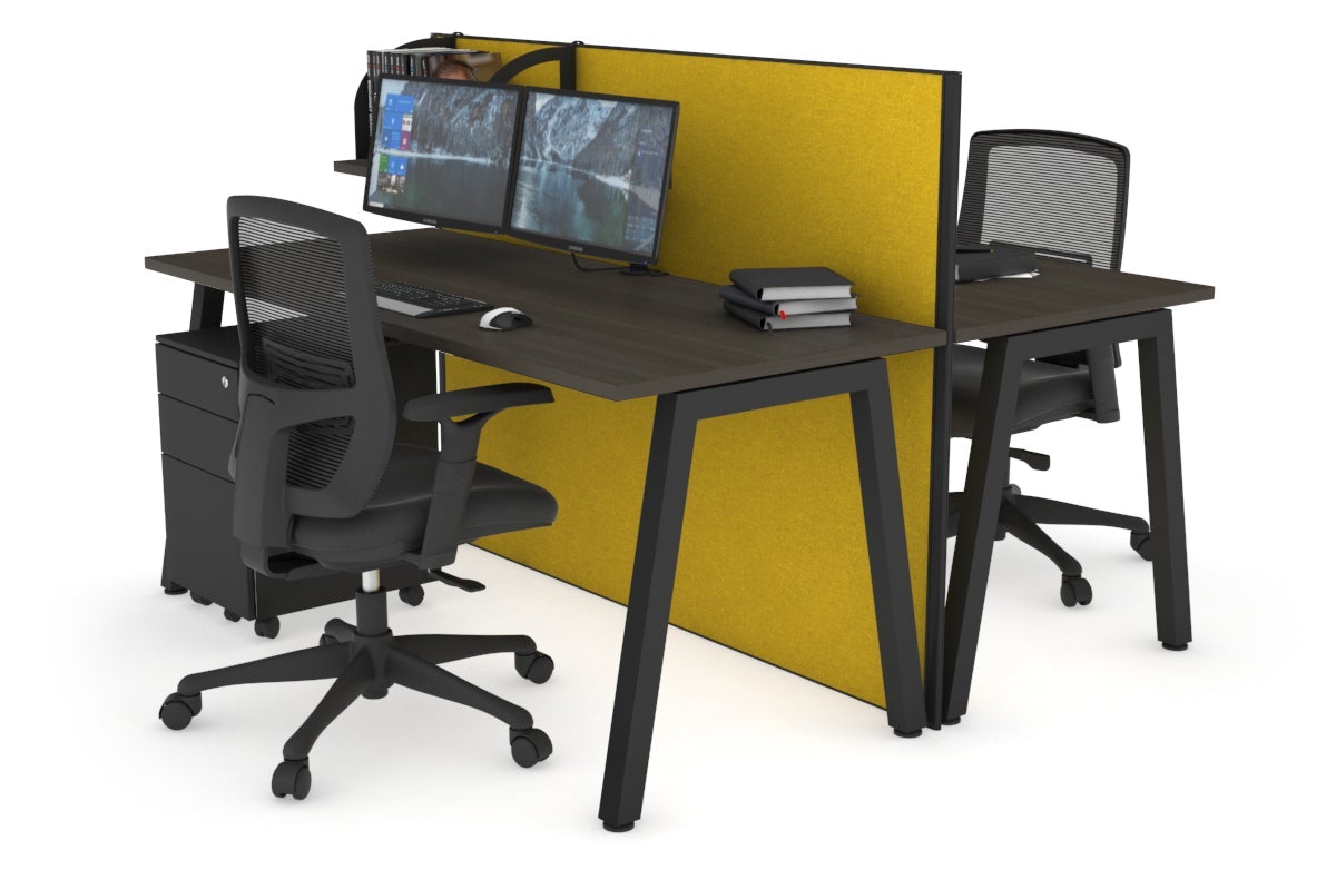 Horizon Quadro 2-Person Office Workstation Bench with A-Legs - 47.2