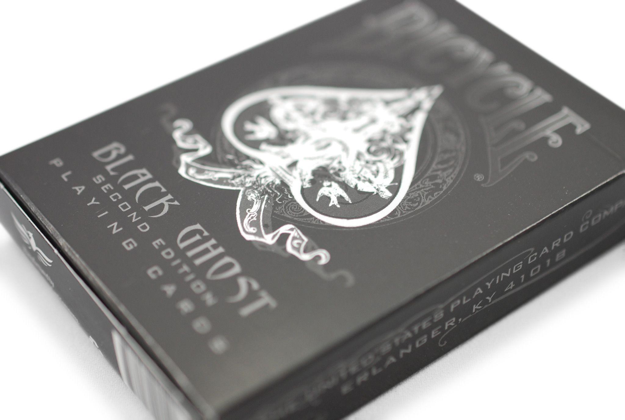 Bicycle® Black Ghost Playing Cards - Premium Quality Poker Cards for Magic Tricks, Cardistry & Casino Games - Perfect for Professional Magicians & Card Enthusiasts