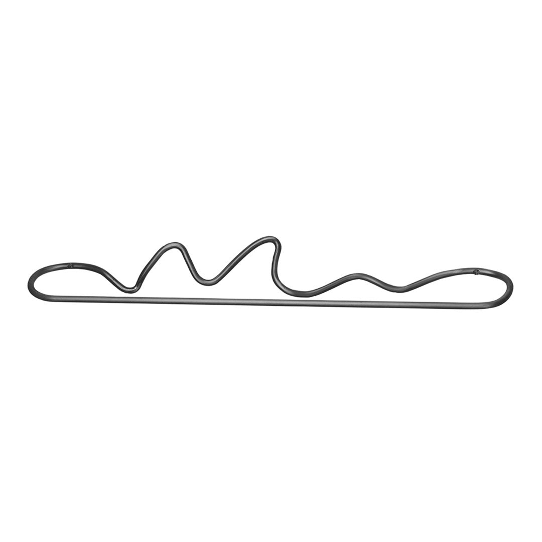 Stainless Steel Curved Towel Hanger - Space Saving Bathroom Organizer for Towels, Robes & Clothes | Perfect for Small Bathrooms, Laundry Rooms & Spa Areas