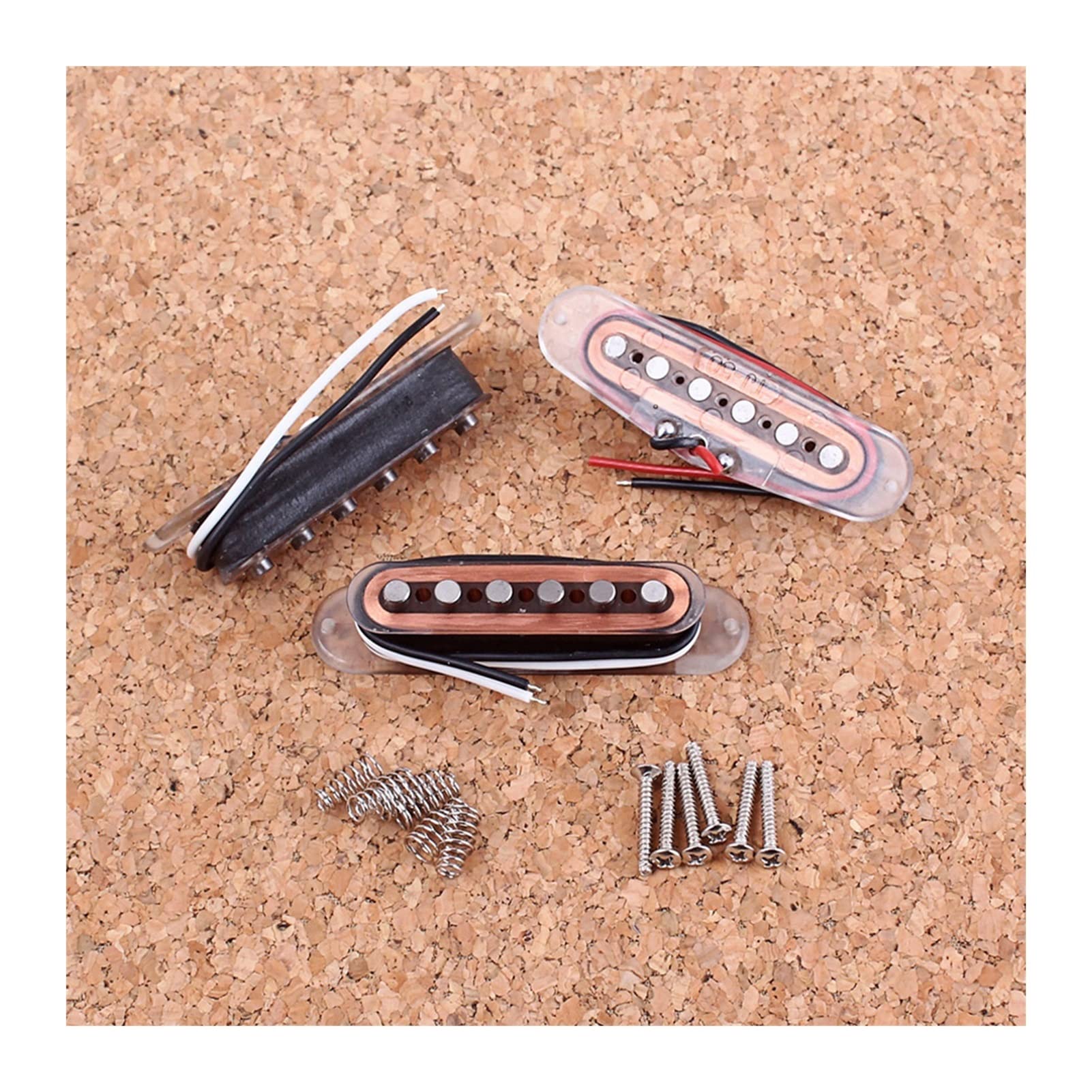 Alnico V Humbucker Guitar Pickup Set - 3pcs Single Coil Pickups for Electric Guitar (Neck/Middle/Bridge) | Perfect for ST Style Guitars & Rock/Blues Performances